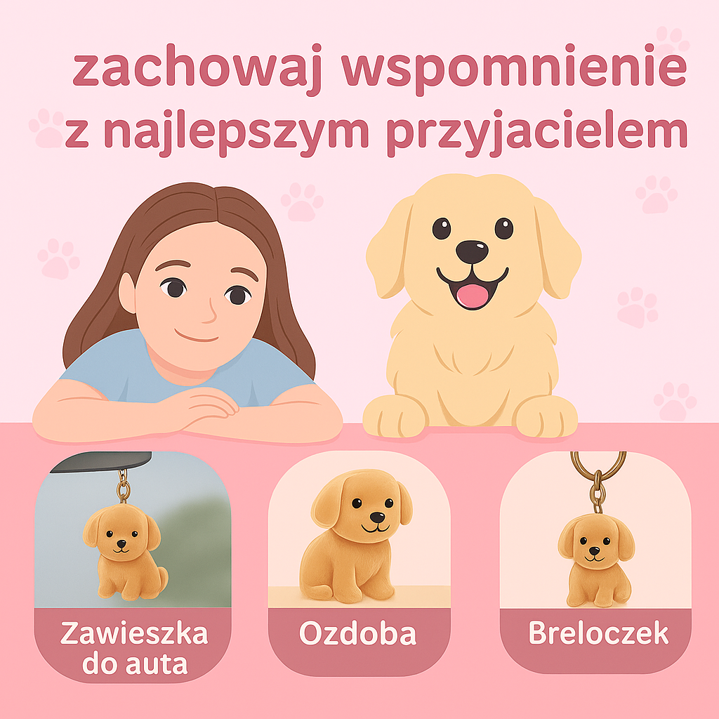 Breloczek Piesek MojaŁapa™